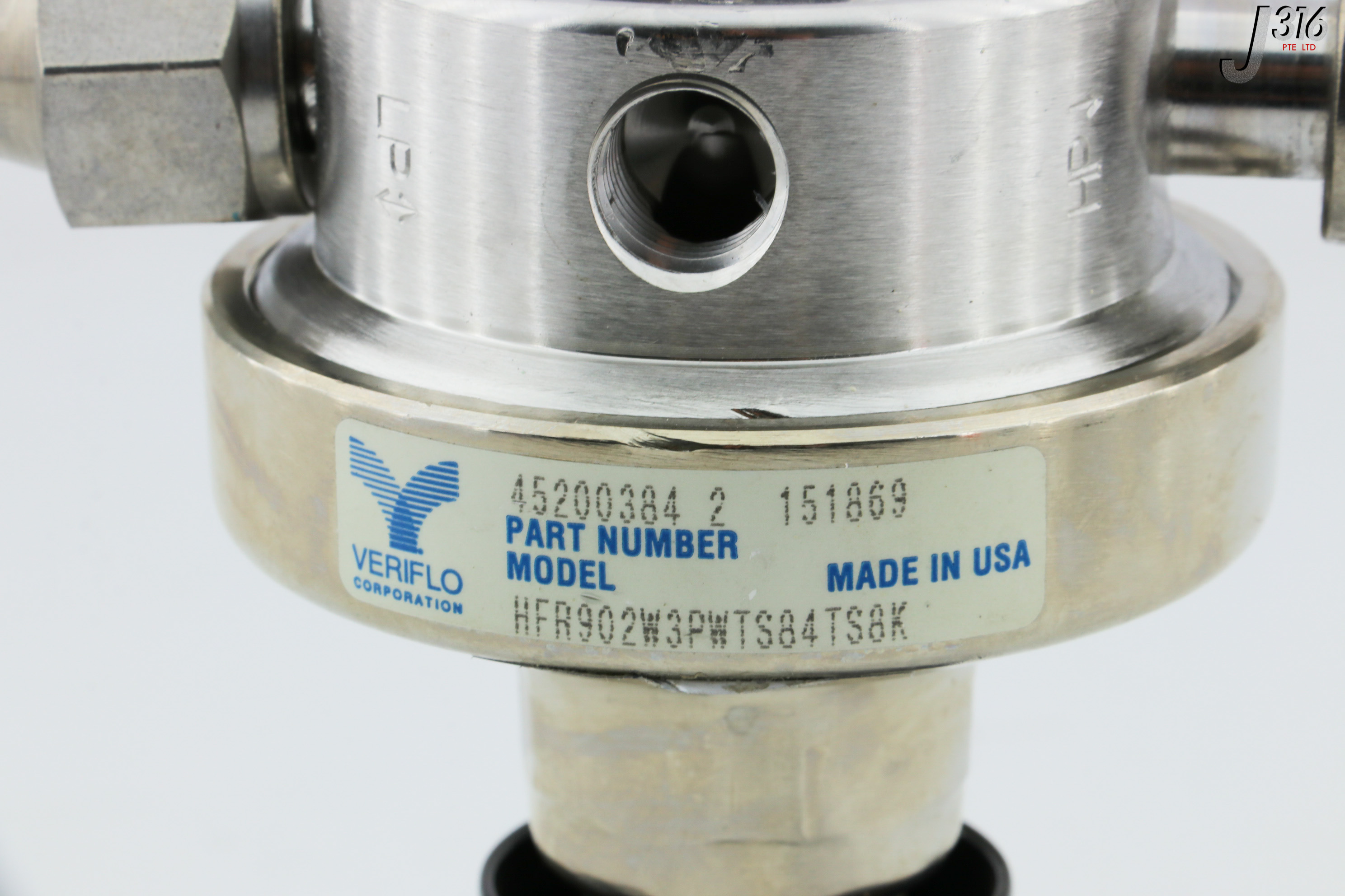 ±3 29219 VERIFLO PRESSURE REGULATOR, P/N: 45200384 2